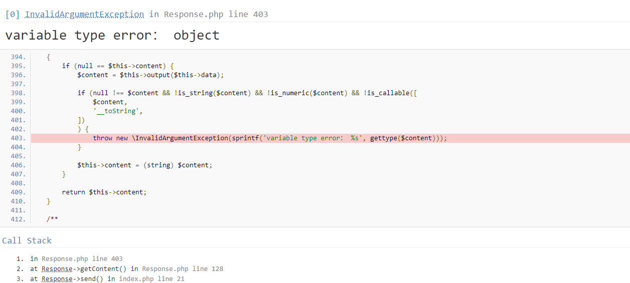 出現variable type error: object