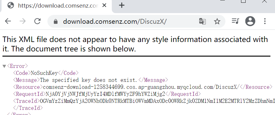 輸入地址報以下截圖錯誤，怎么辦？