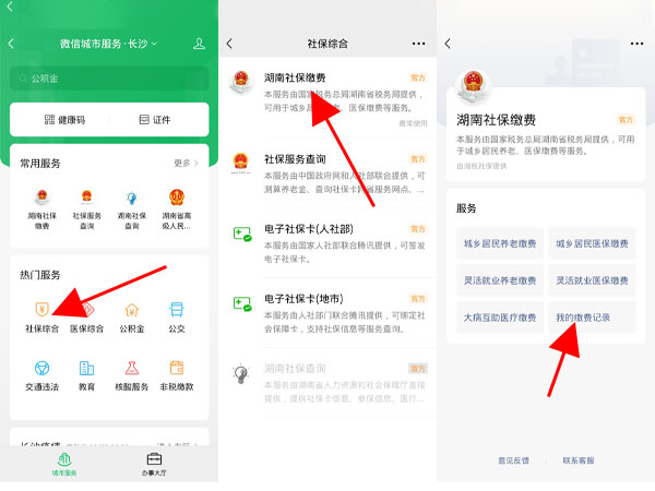 微信養老保險怎么查詢繳費記錄