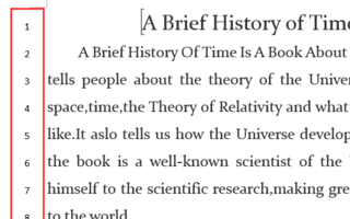 Word文檔怎么添加行號設(shè)置？