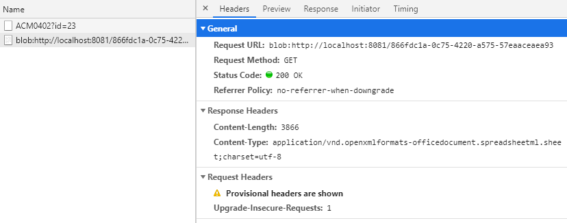 Vue通過Blob對象實現(xiàn)導出Excel功能示例代碼