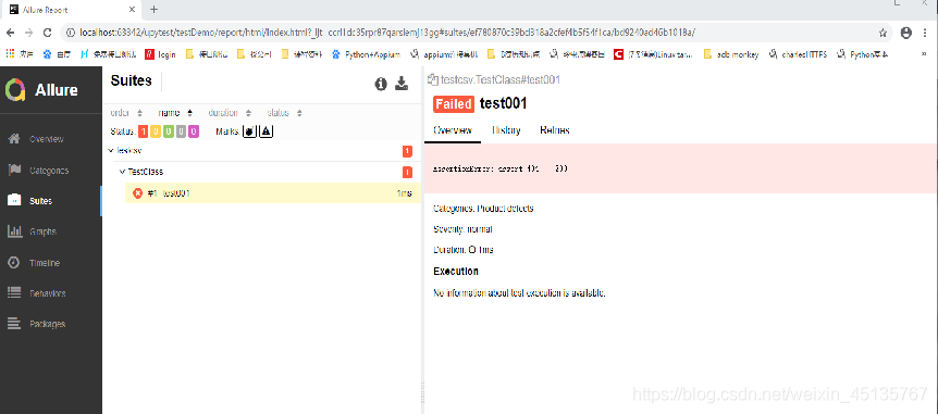 allure結(jié)合python生成測試報告教程