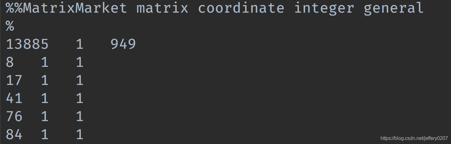 python scipy 稀疏矩陣的使用說(shuō)明