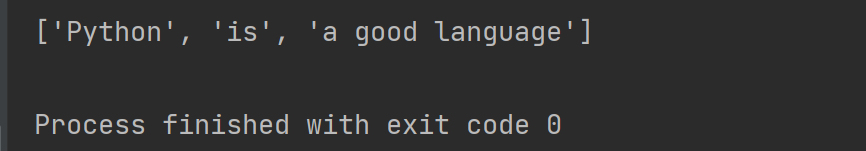 python spilt()分隔字符串的實(shí)現(xiàn)示例