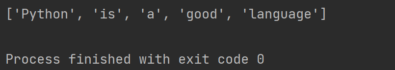 python spilt()分隔字符串的實(shí)現(xiàn)示例