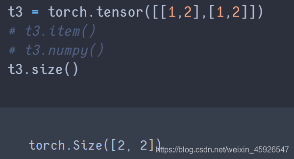 Python深度學習之Pytorch初步使用