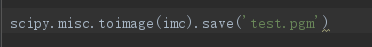 Python使用scipy保存圖片的一些注意點