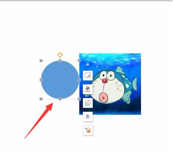PPT中如何制作放大鏡效果