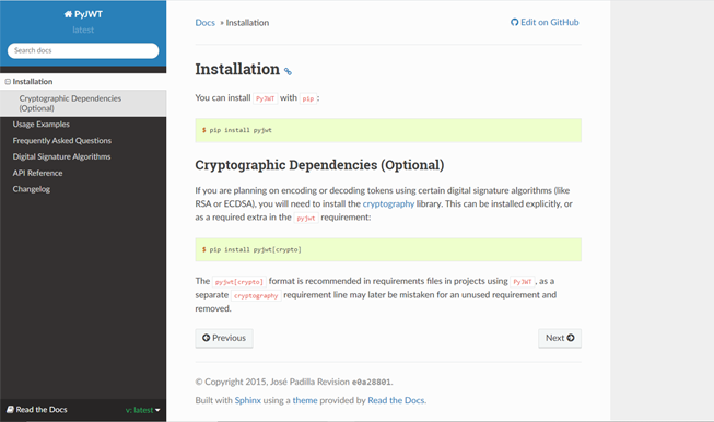 Python JWT 介紹和使用詳解