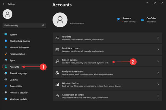 如何在Windows 11中更改密碼和用戶名?