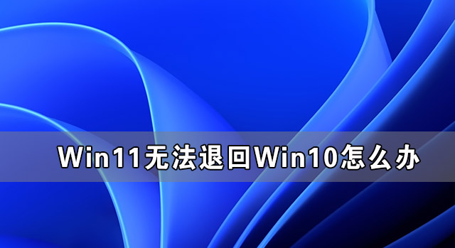 Win11無法退回Win10怎么辦 Win11恢復不了Win10的方法