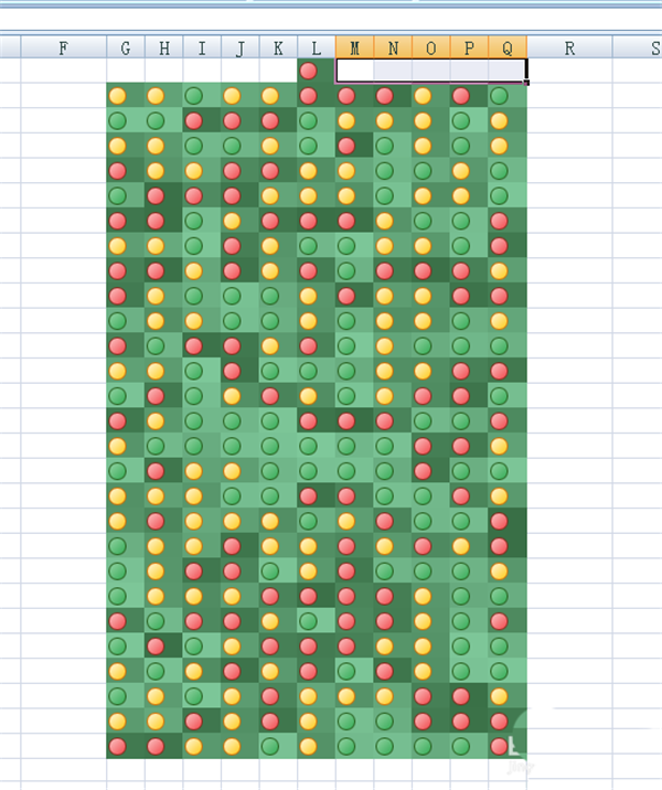 如何使用Excel做圣誕樹?