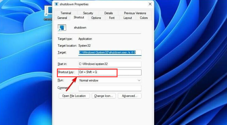 Win11如何設置快捷鍵關機?Win11設置快捷鍵關機的方法