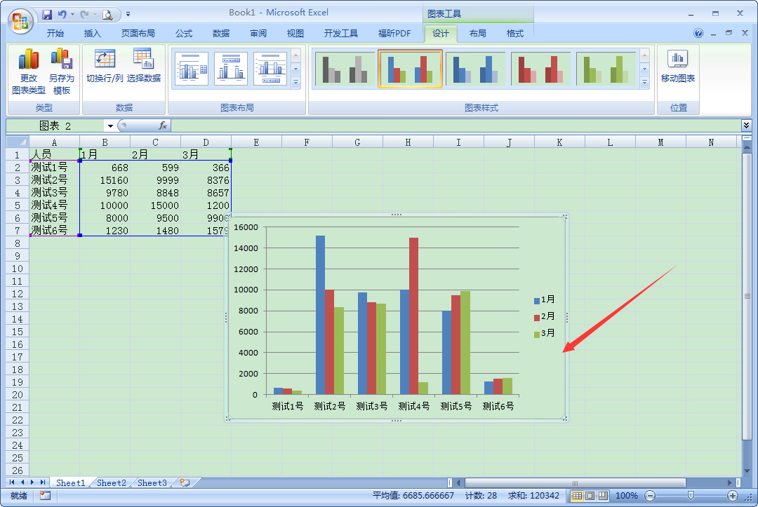 Excel2007怎么制作柱狀圖？Excel2007柱狀圖快速生成方法