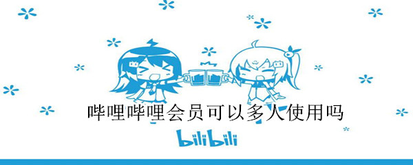 嗶哩嗶哩會員可以多人使用嗎