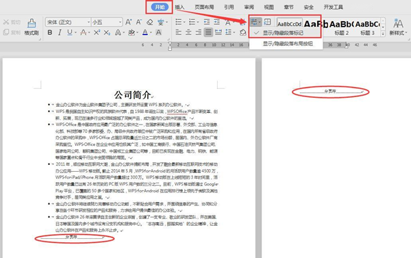 怎么刪除WPS文檔中多余的空白頁？