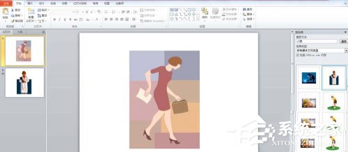 PPT中圖片怎么添加隨機(jī)線條效果？PPT中圖片添加隨機(jī)線條效果的方法