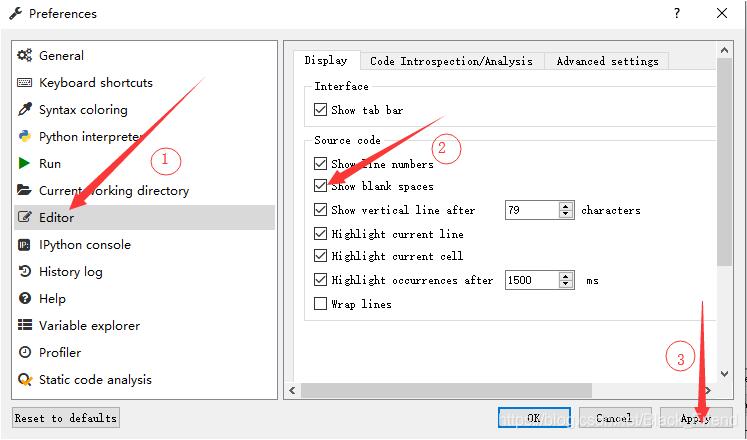 Python Spyder 調(diào)出縮進(jìn)對(duì)齊線的操作