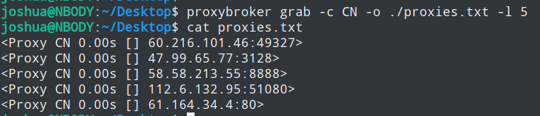 python利用proxybroker構建爬蟲免費IP代理池的實現