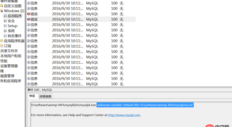c# - 用代碼啟動mysql服務出錯, unknown variable ’’default-file=D:..’