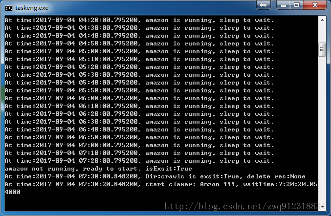 python實現scrapy爬蟲每天定時抓取數據的示例代碼