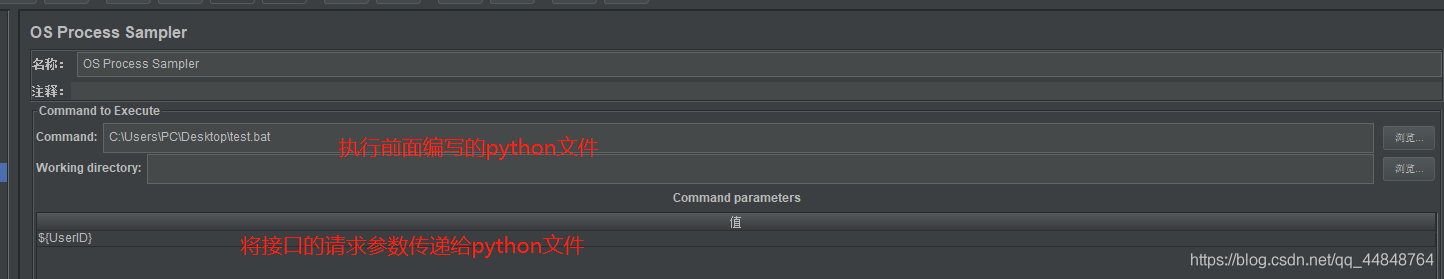 Jmeter調(diào)用Python腳本實(shí)現(xiàn)參數(shù)互相傳遞的實(shí)現(xiàn)