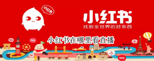 小紅書在哪里看直播