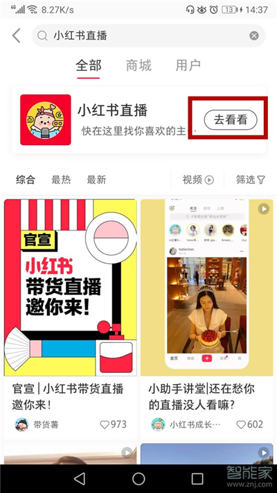 小紅書在哪里看直播