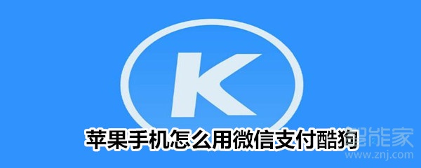 蘋果手機怎么用微信支付酷狗