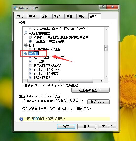 Win7電腦網頁顯示無法加載插件怎么辦?
