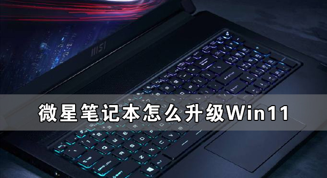微星筆記本怎么升級(jí)Win11 微星筆記本升級(jí)Win11詳細(xì)教程