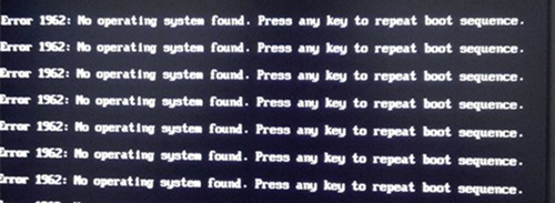 Win10重裝系統的時候提示Error 1962應該怎么辦？