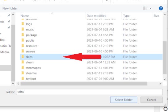 如何在Windows10上安裝Steam皮膚?