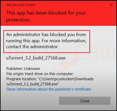 如何修復(fù)Windows10中的“此應(yīng)用程序已被阻止以保護(hù)您”？
