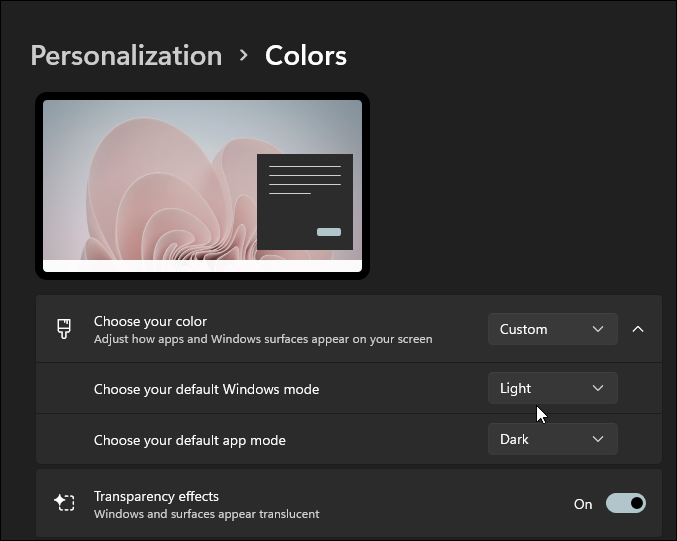 Win11系統黑暗模式怎么設置？