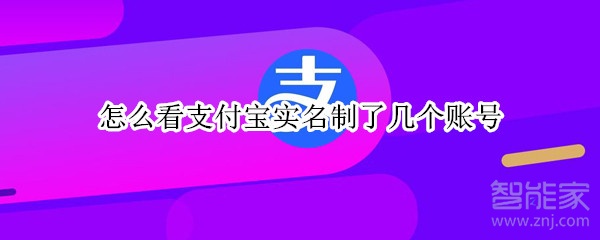 怎么看支付寶實名制了幾個賬號