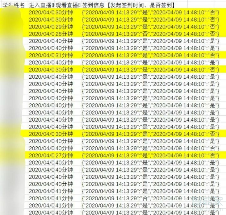 騰訊課堂簽到有記錄嗎