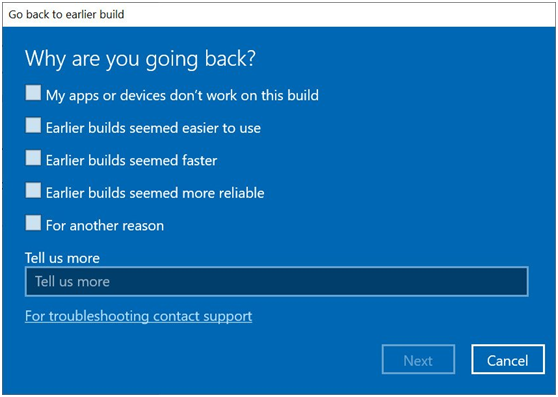 如何卸載Win10 20H2版本，并降級到以前的版本？