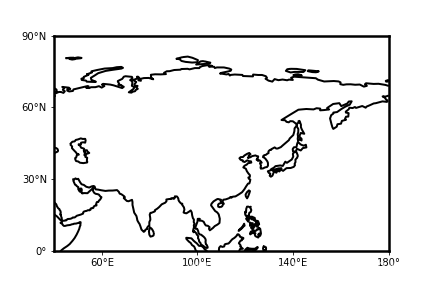 python Cartopy的基礎使用詳解