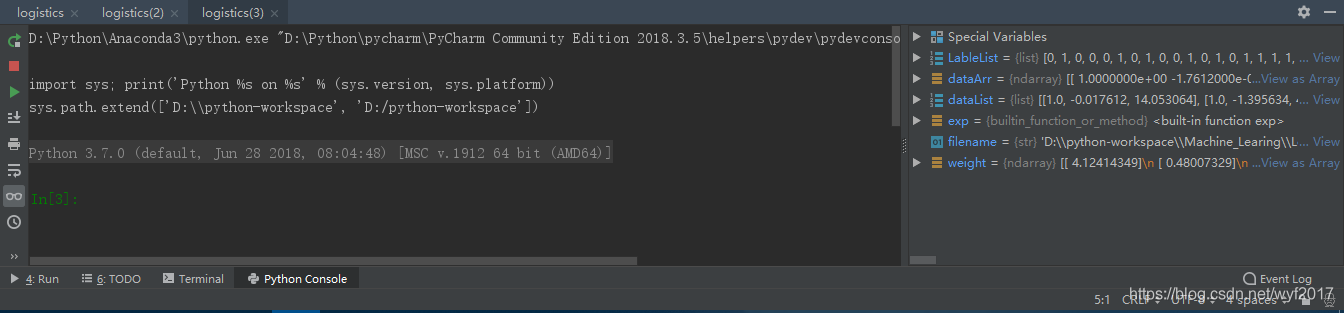 Pycharm中如何關掉python console