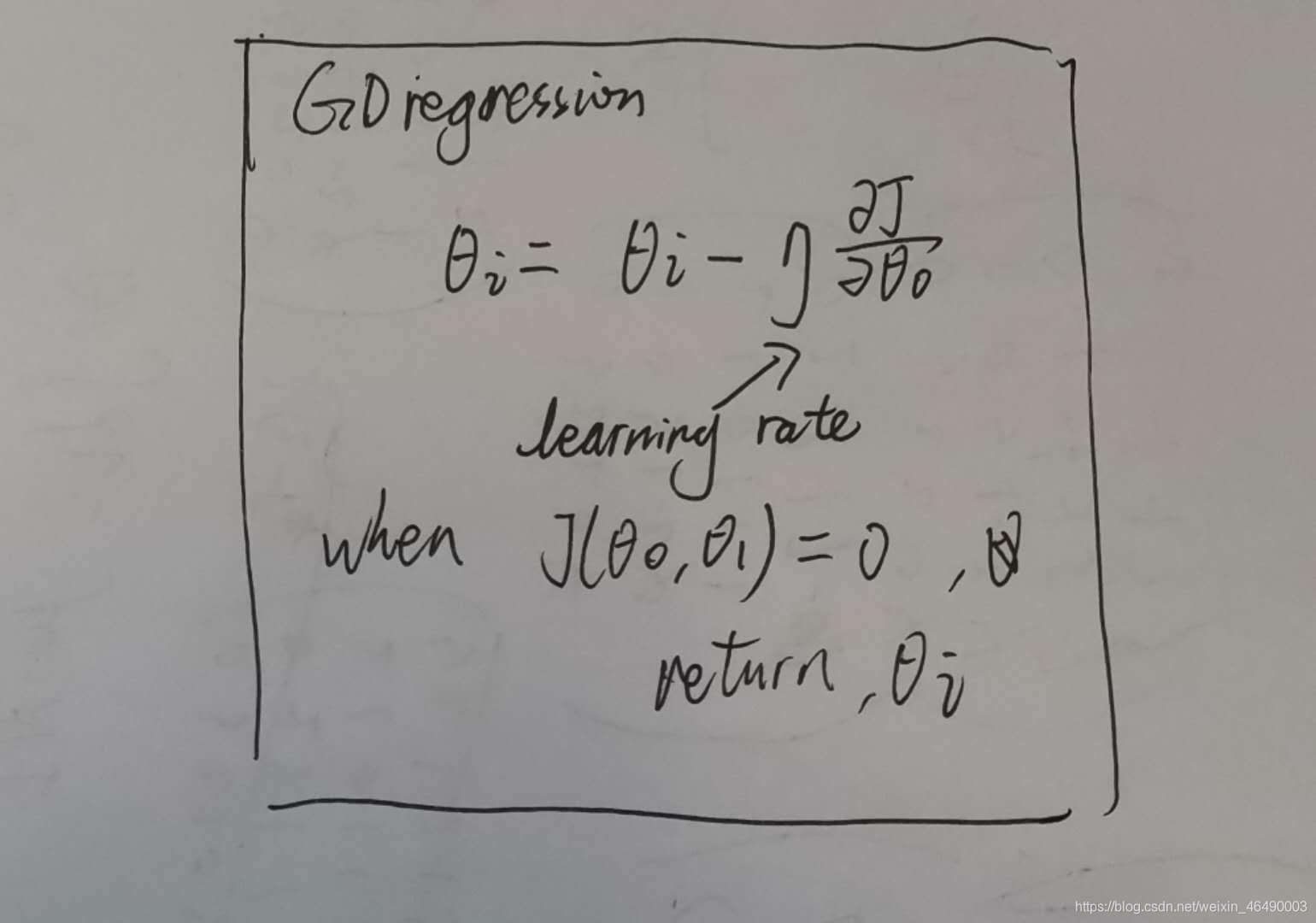 python 還原梯度下降算法實現一維線性回歸
