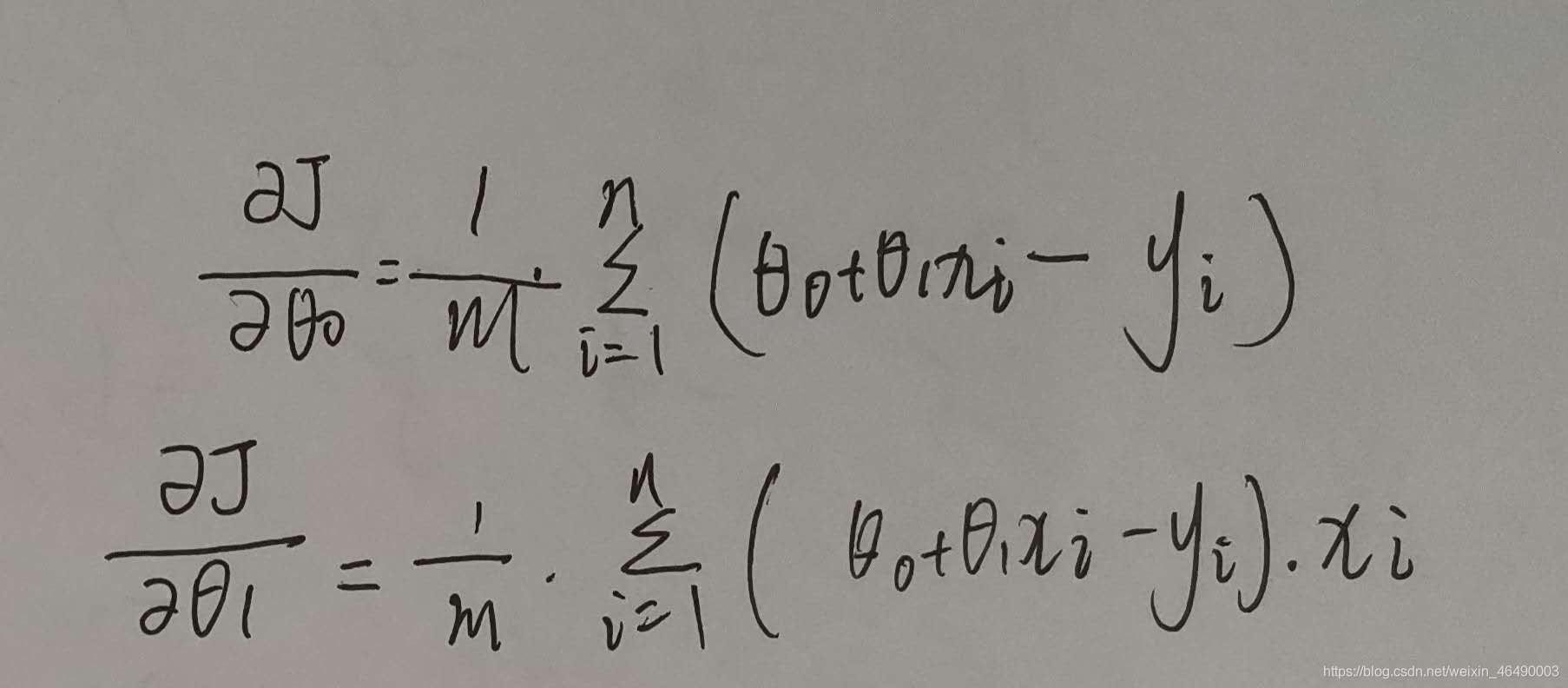 python 還原梯度下降算法實現一維線性回歸