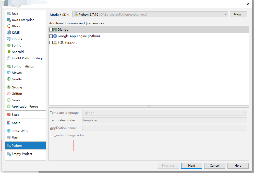Idea安裝python顯示無SDK問題解決方案