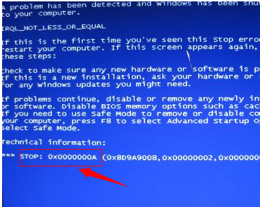 Win10系統(tǒng)電腦藍(lán)屏0x0000000A怎么辦？電腦藍(lán)屏代碼0x0000000A解決方法