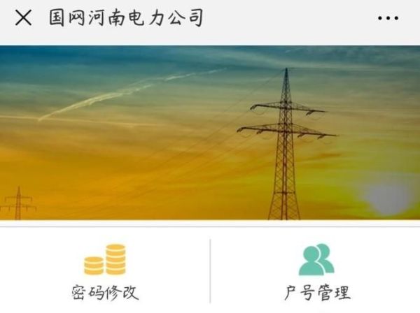在網(wǎng)上手機微信上怎么查詢每月電費用電量河南省