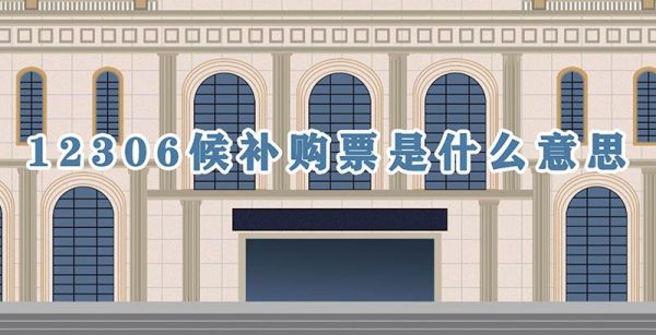 12306候補購票是什么意思