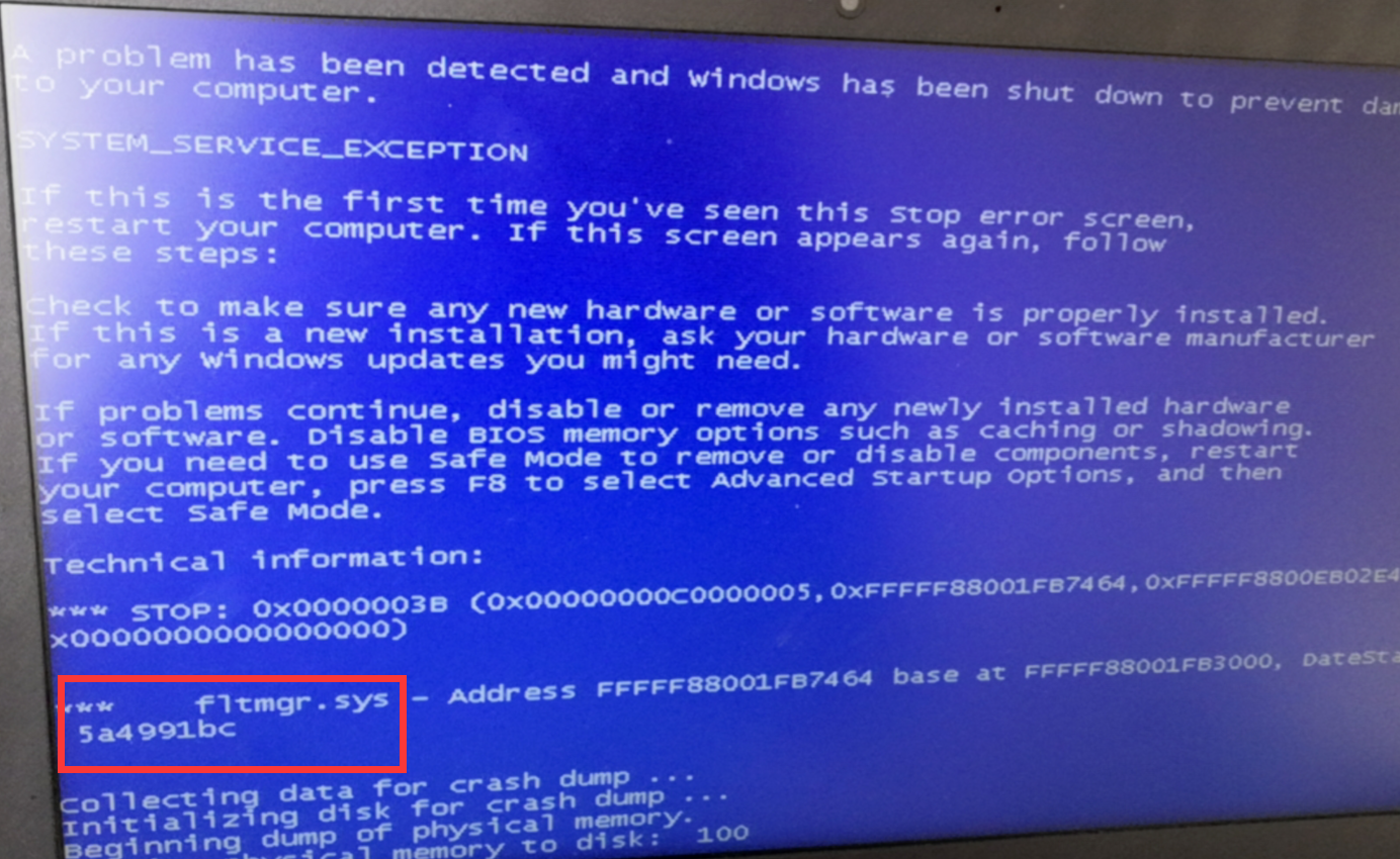 Win10專業(yè)版系統(tǒng)出現(xiàn)fltmgr.sys藍屏錯誤代碼要怎么解決