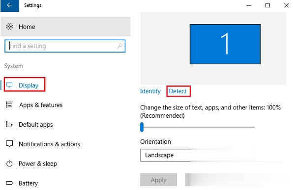 Win10檢測不到第二個(gè)顯示器怎么辦?Win10第二個(gè)顯示器不能識(shí)別解決方法