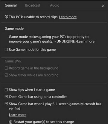 Win10 20H2系統下游戲模式打不開怎么處理？