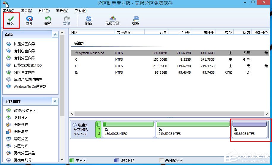Win10分區(qū)C盤(pán)太大怎么辦？分區(qū)助手縮小C盤(pán)空間的方法